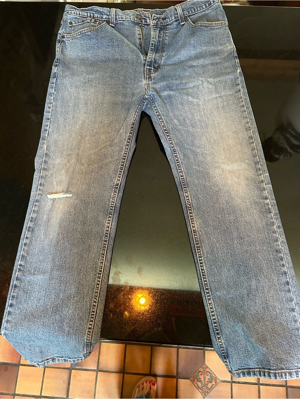 Levi's Men's Light Blue Straight-Leg Jeans